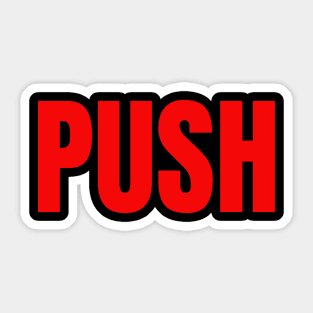 Push Sticker